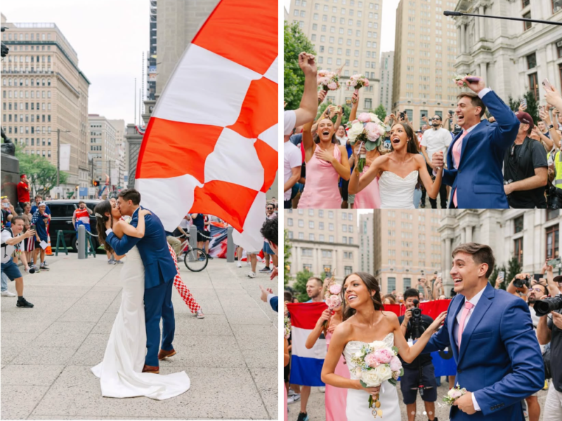 Mladenci iz Philadelphije. Foto: Privatna arhiva